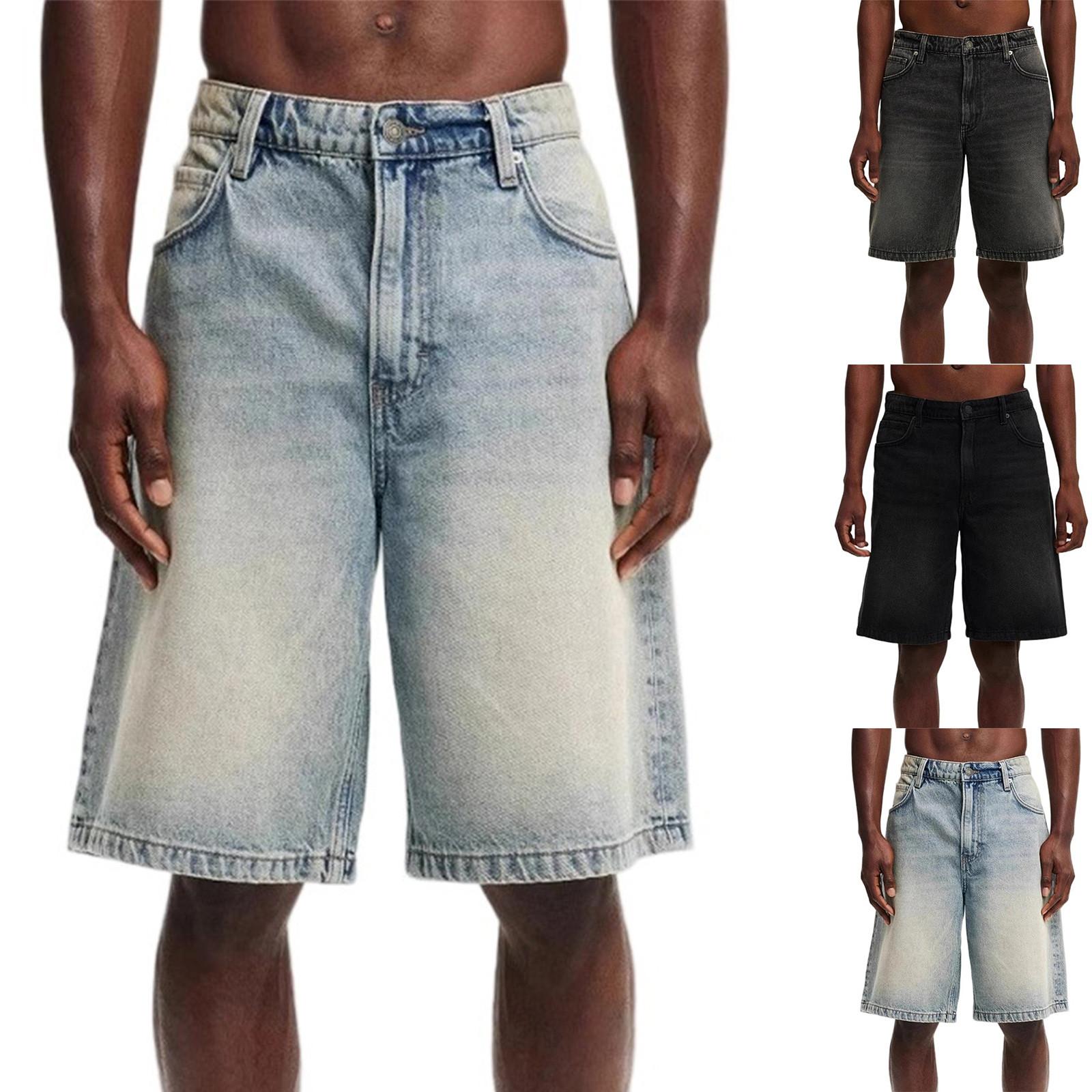 

Men S Summer Casual Shorts Vintage Fashion Denim Shorts S
