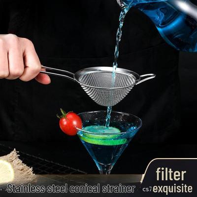 Japanese-Style Double Layer Stainless Steel Cocktail Strainer