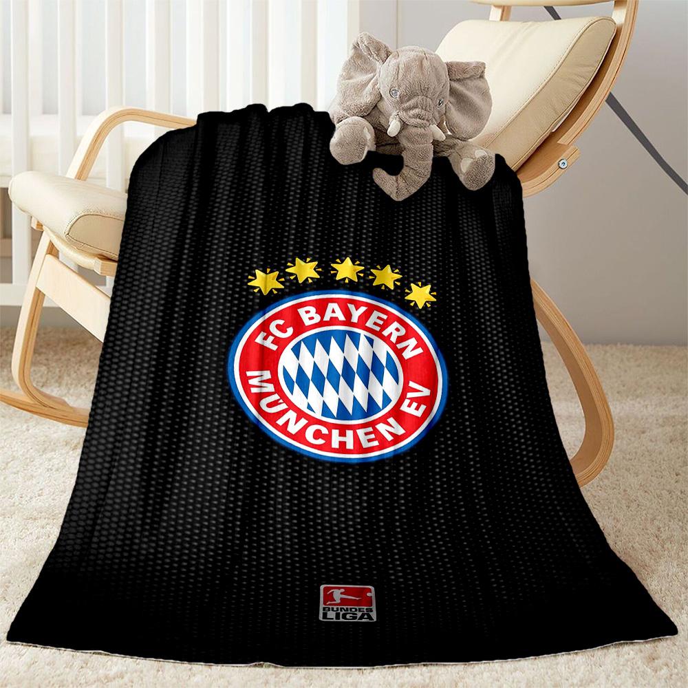 Bayern Munich Blanket Durable Comfort Great for Chair Bed Sofa Four Seasons Universal Digital Print Suitable for Gifting Relatives and Friends