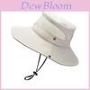 Chapeau de pêcheur en maille d'été à large bord Protection solaire pour hommes et femmes Activités de plein air