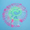 Aquarium Decorations Sea Anemone Fish Tank Silicone Artificial Glowing Plant Ornaments SPink