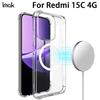 For Redmi 15C 4G Phone Case IMAK Shock-resistant Soft Space Magnetic Case 171mm 173mm