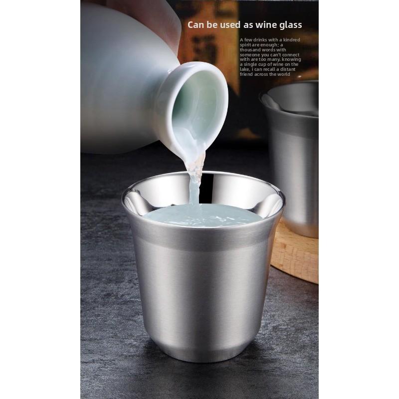 Double-layer Stainless Steel 304 Children's Cup for Keeping Hot Beverages Warm - Coffee Cup, Tea Cup, Wine Cup
