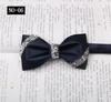 Papillon Diamante Adesivo da Uomo Solido Borgogna Matrimonio Sposo Banchetto Ospite Raso Papillon