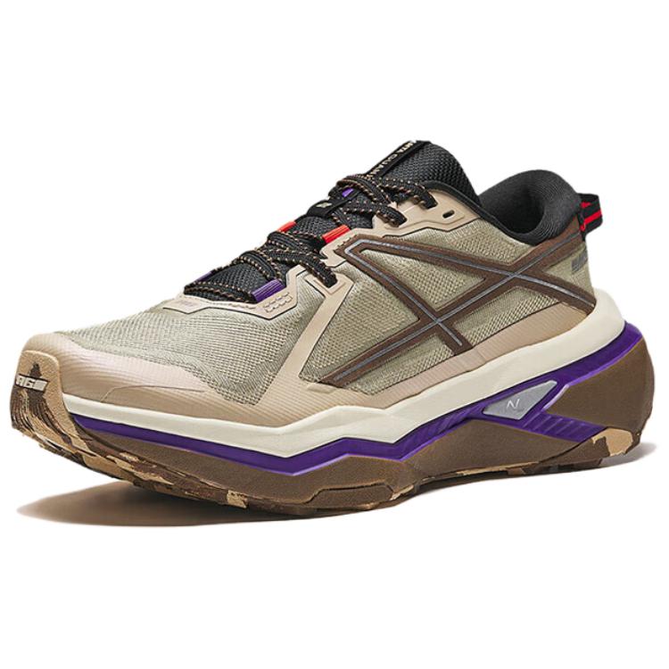 Anta Falcon 2 Comfortable Versatile Non-Slip Shock Absorbing Durable Low-Top Trail Running Shoes Men sneaker Brown 112515502A-2