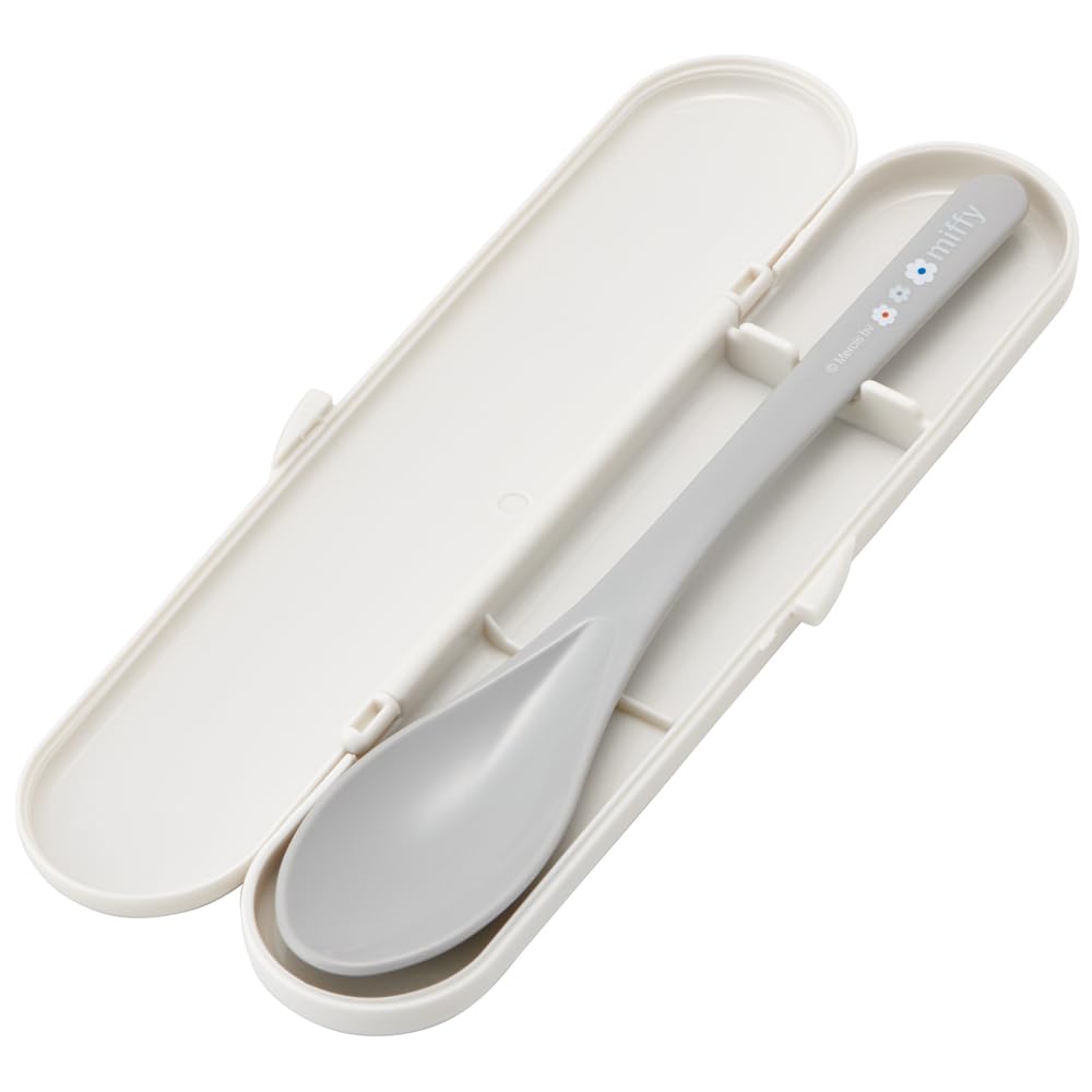 Skater Miffy Monotone Long Spoon with Case, CSAB4AG-A