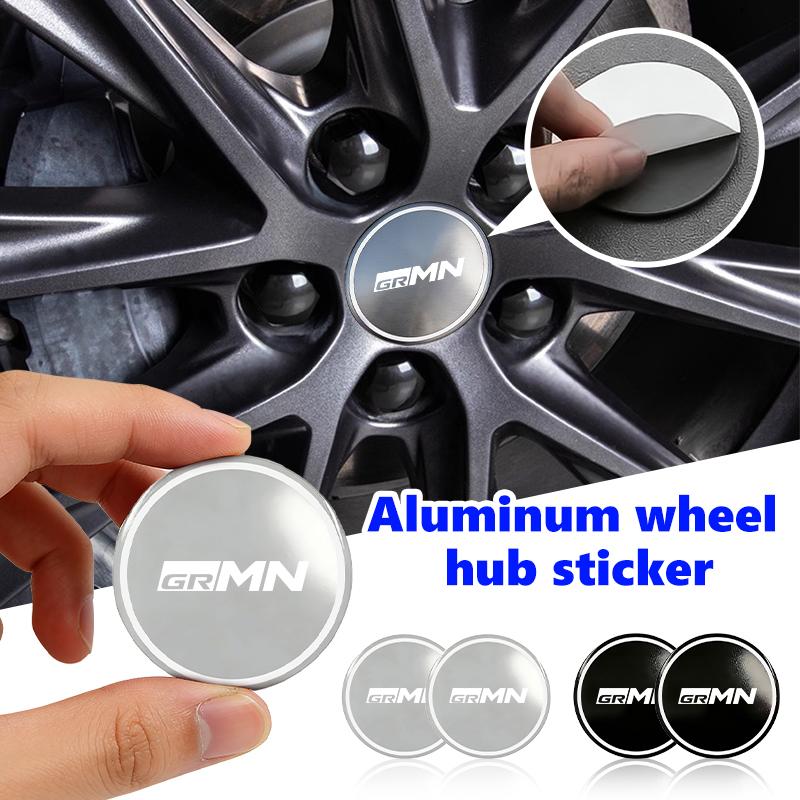 4Pcs 56MM Car Wheel Center Hub Caps Logo Sticker For Toyota GR Sport Yaris Chr Auris Rav4 Prius Prado Avensis Verso