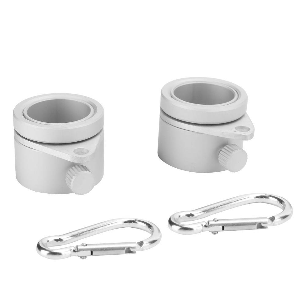 

2Pcs Metal Flagpole Ring Aluminum Alloy Rotating Ring Smooth Flagpole Accessory Flag Use 2Pcs