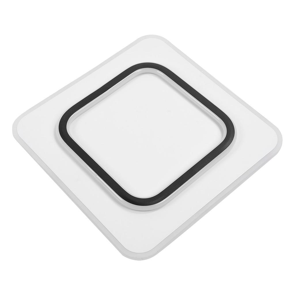 Square Modern LED Ceiling Light Dimmable Flush Mount Hallway Fixture for Living Room Bedroom Kitchen