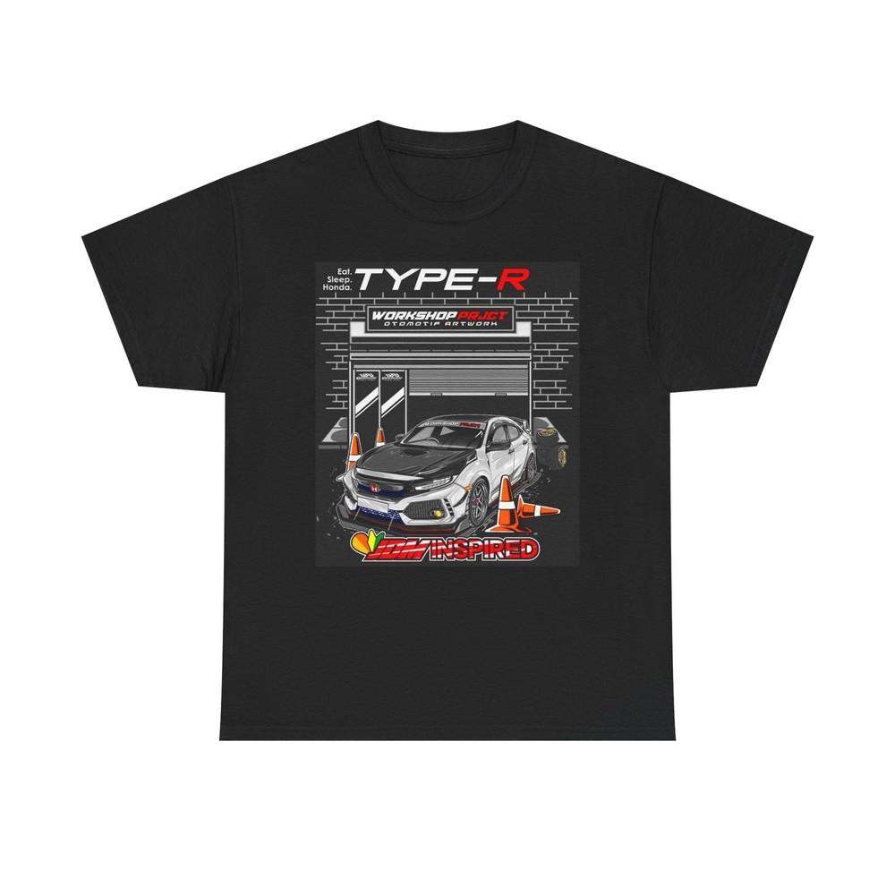 

Футболка с графикой Honda Civic Type R JDM, унисекс, из плотного хлопка, подарок, винтажная унисекс футболка XL