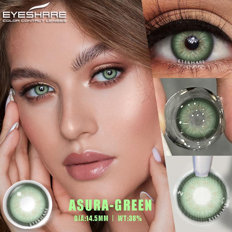1 Pair Color Contact Lenses for Eyes Cosmetics Blue Contact Lenses Brown Natural Contact Lens Gray Pupils Green Contacts