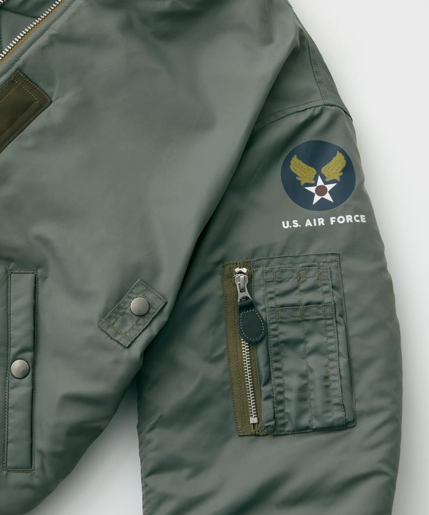 Outstanding Ma-1 Flight Jacket(Wool Insulation)_Sage Green