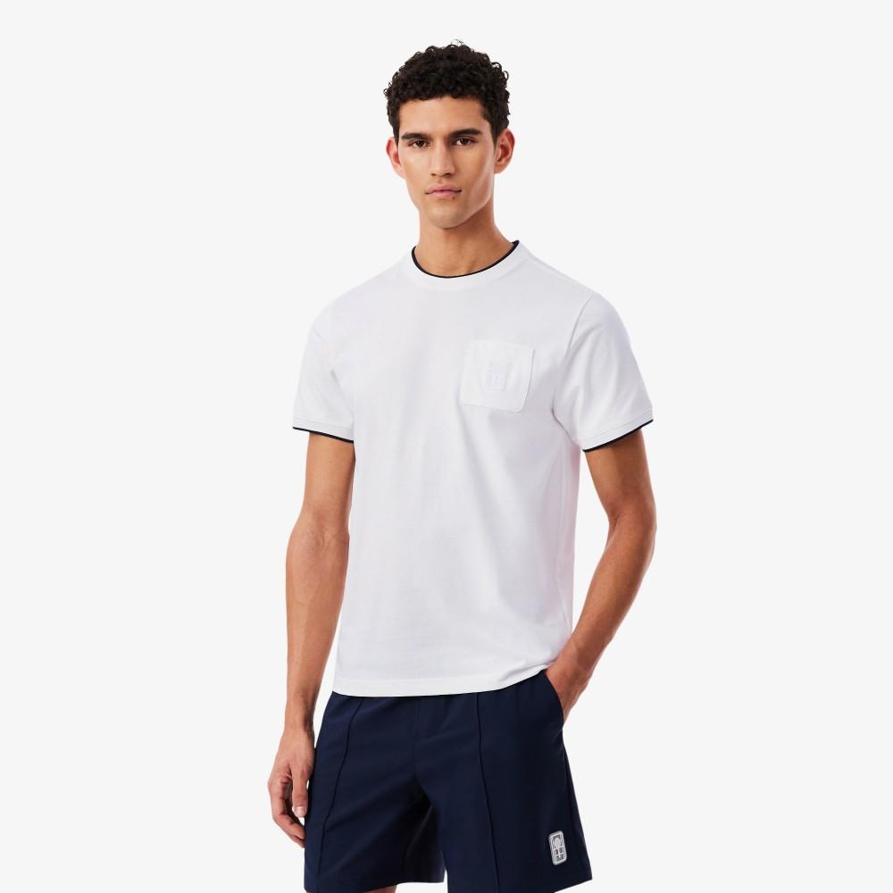 [lacoste] Мужская футболка с коротким рукавом Tennis Heritage TH0209-56G001 4