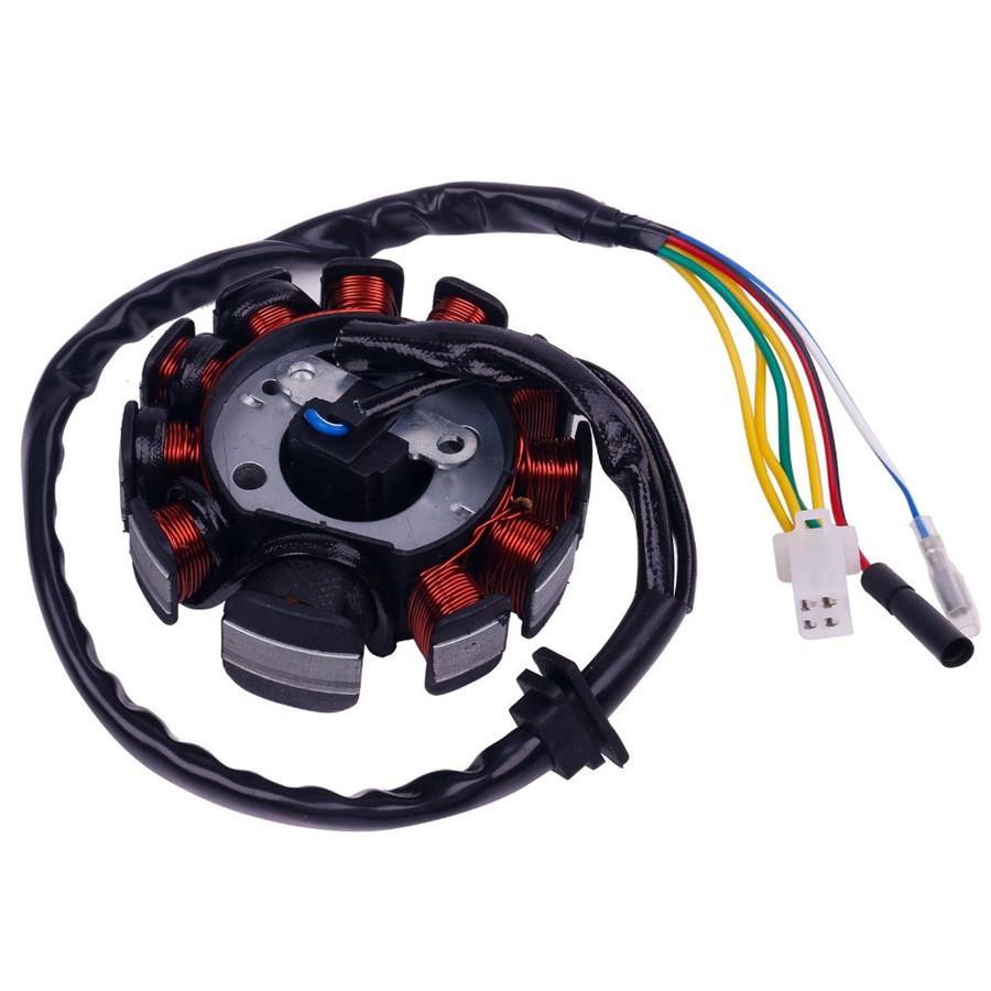 11 Coil Magneto Alternator Stator for GY6 Chinese Scooter Moped ATV Go Kart Quad
