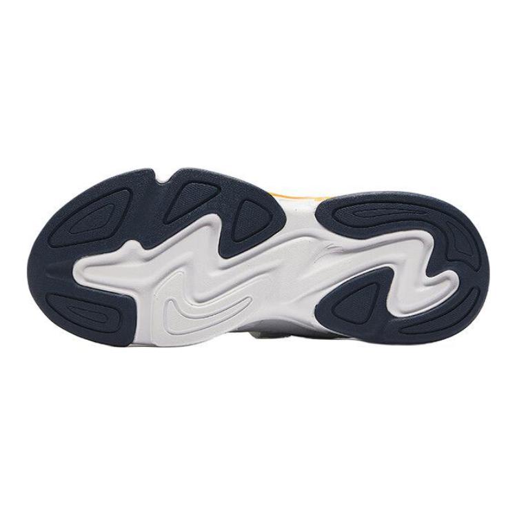 Anta Kids Casual Trendy Non-Slip Wear-Resistant Low-Top Running Shoes Kids Sneaker Blue White Silver 312438805-4