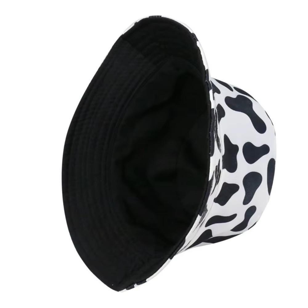 Wide Brim Giant Cow Bucket Hat Sun Protection Summer Fisherman Hat Vacation