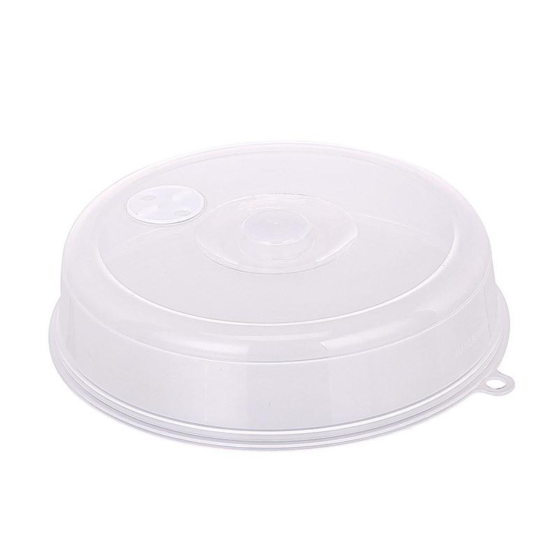 Microwave Oven Special Heating Appliance Bowl Lid Refrigerator Round Plastic Transparent Splash-Proof Oil Fresh-Keeping Cover Bowl Cover