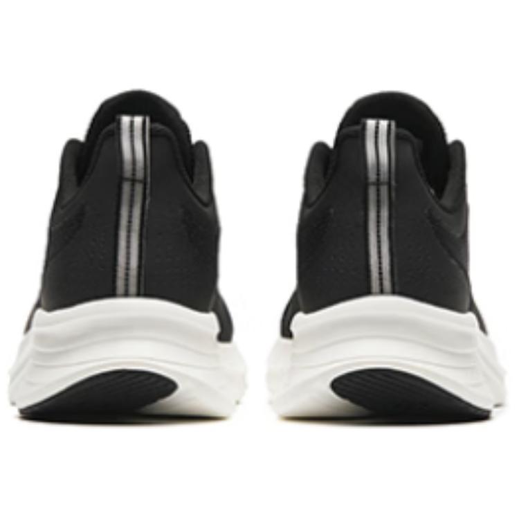 Anta Bequeme Stoßdämpfende Rutschfeste Niedrige Laufschuhe Damen Sneaker Schwarz Weiß 122425541-5
