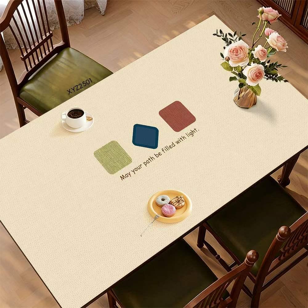 Vintage kořeněná kožená podložka pod talíř: Žáruvzdorný, Olejoodolný Stolní Chránič pro Restaurace a Konferenční Stolky