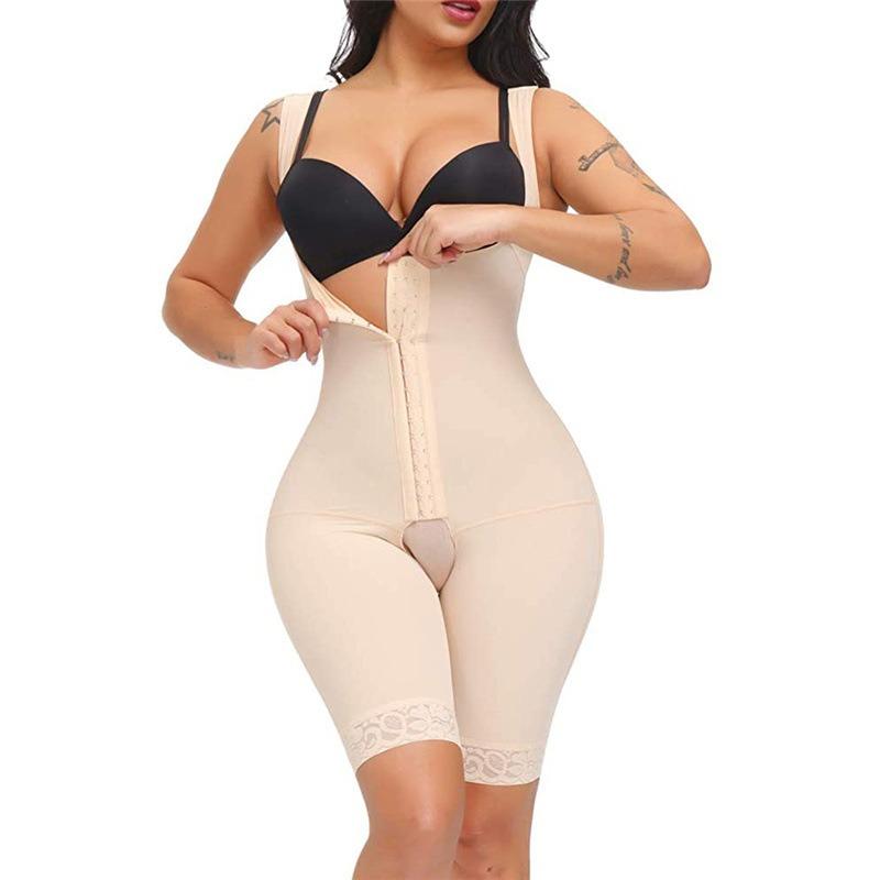 Women Plus Size One Piece Camisole Shapewear Tummy Control Butt Lift Body Shaper