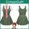 Elegant Danganronpa Mahiru Koizumi Outfit Featuring Luxurious Cotton And Plaid