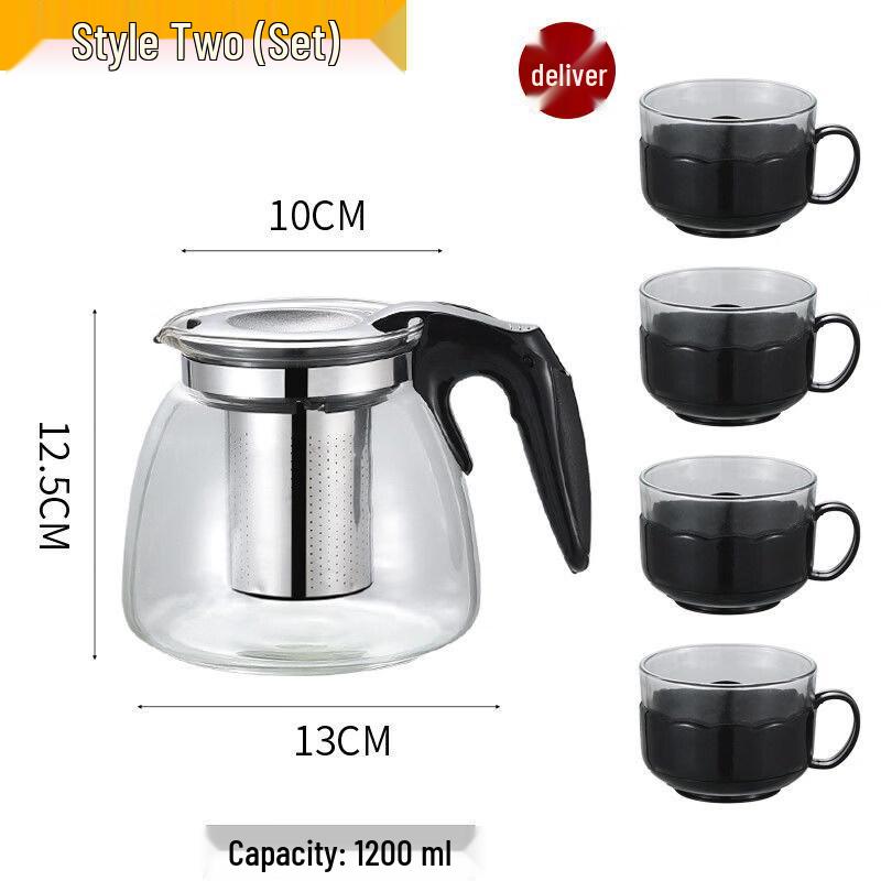 ZISIZ Universal Glass Teapot Kettle