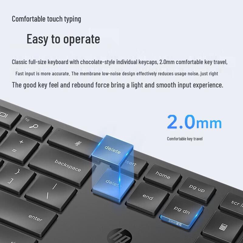 HP Wireless Keyboard and Mouse Set 655