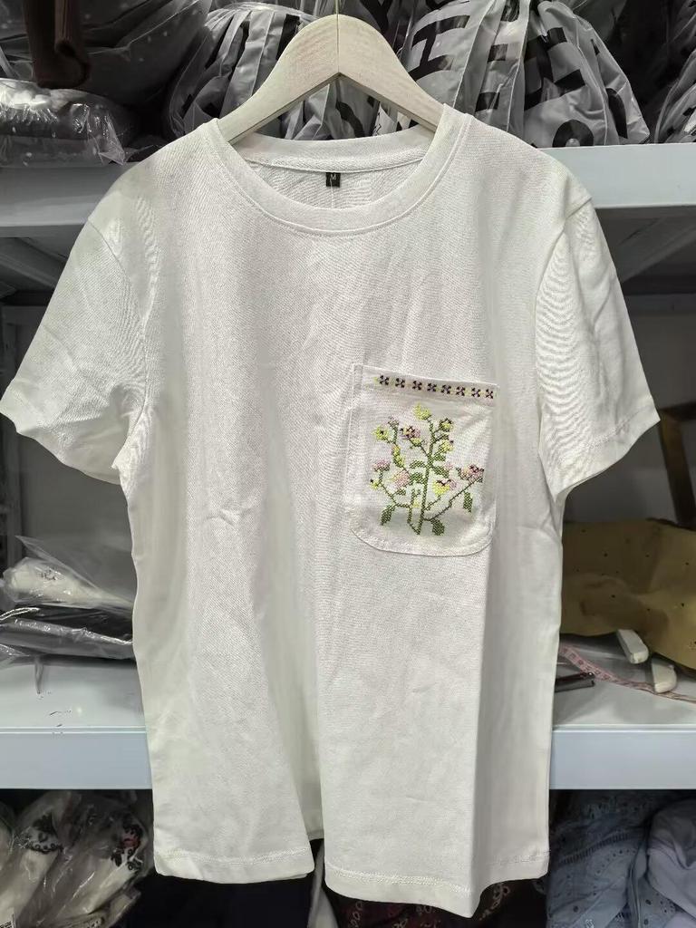Women's 2022 Summer Fashion Printed Round Neck Short-Sleeve T-Shirt