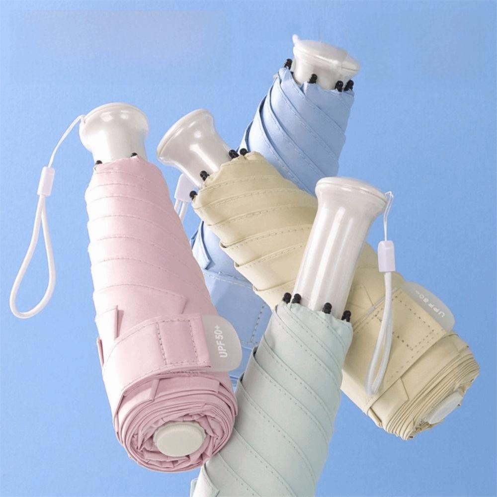 Waterproof Portable Rain Umbrella Wind Resistant Ultralight Pocket Parasol Rain Protection