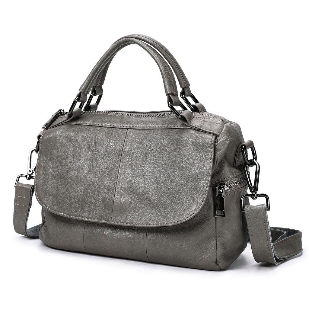 Borsa a mano di design Borse a tracolla di lusso in vera pelle per donna Borse casual Borsa a tracolla grande a tracolla quotidiana solida