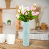 Nordic Plastic Flower Vase White Pink Imitation Ceramic Flower Improve Your Home Office And Wedding Environment Basket Vase