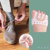 3 Pairs Five-Hole Metatarsal Pads - Silicone Foot Pads for Toe Alignment, Pain Relief & Comfort for Metatarsalgia, Neuroma & Bunions