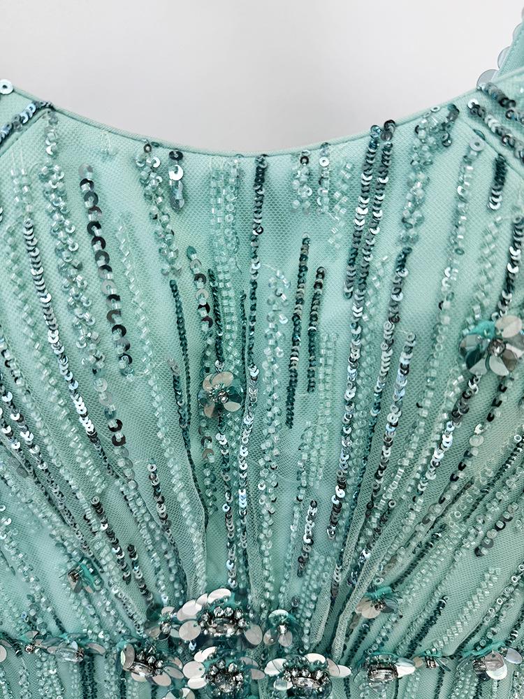 Elegant 2026 Grand Banquet Gown with Luxurious Beading & Sequins