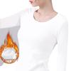 Dickes Plüsch Damen Thermo-T-Shirt - Koreanischer Stil Herbst/Winter Übergröße Unterhemd