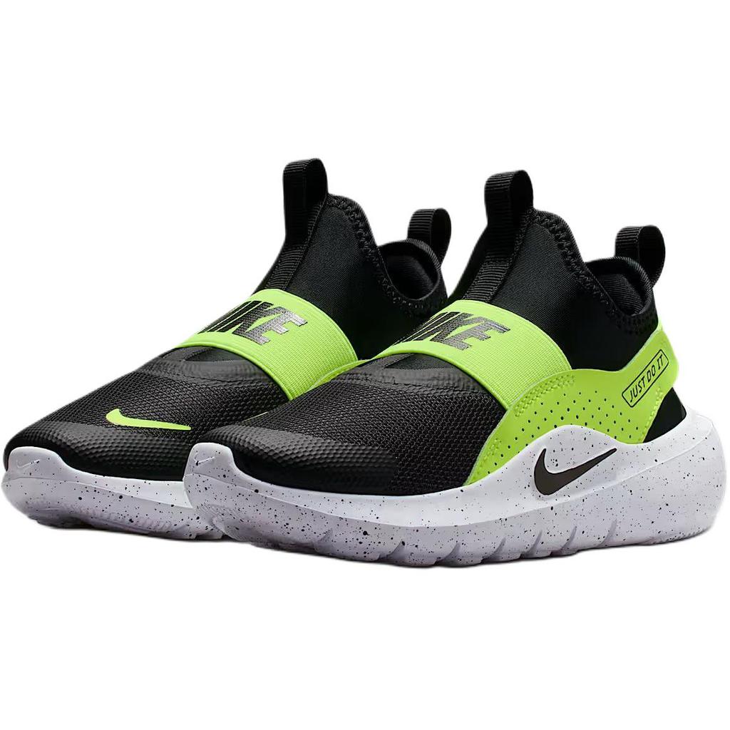 Nike Flex Runner 4 PS Black Volt Kids Sneakers White IF2894-003
