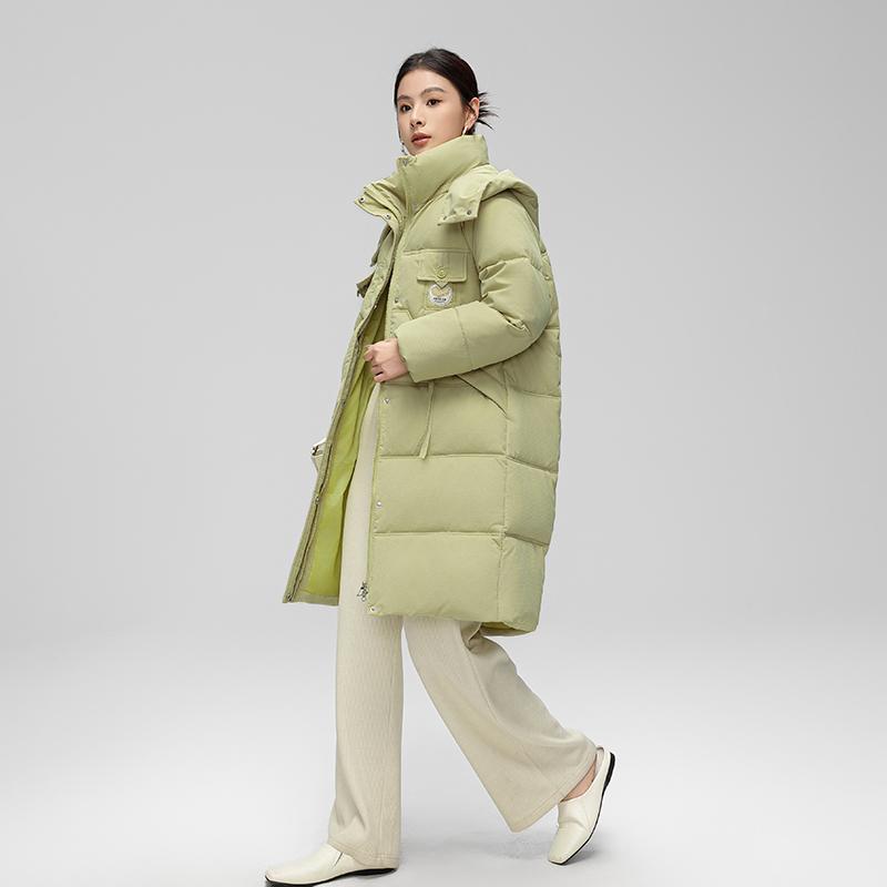 Herbst Winter Dicke Warme Jacke Frauen Einfarbig Mit Kapuze Mantel Parkas Mittel Lange Zipper Outwear M-XXL