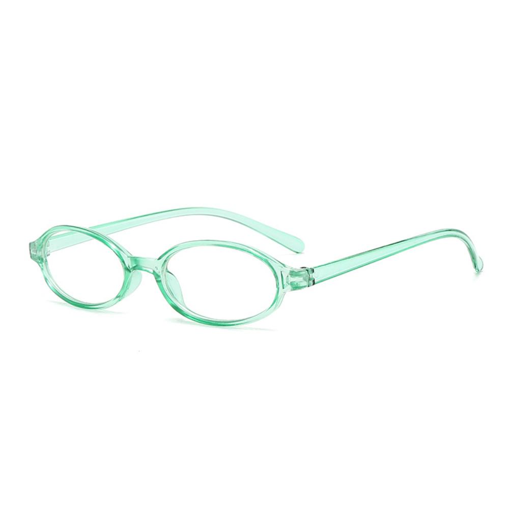 

Women Vintage Glasses Stylish Protective Eyewear Y2k Eyeglasses Trendy Small Oval Glasses For Travel Driving Fashion Styling Beige