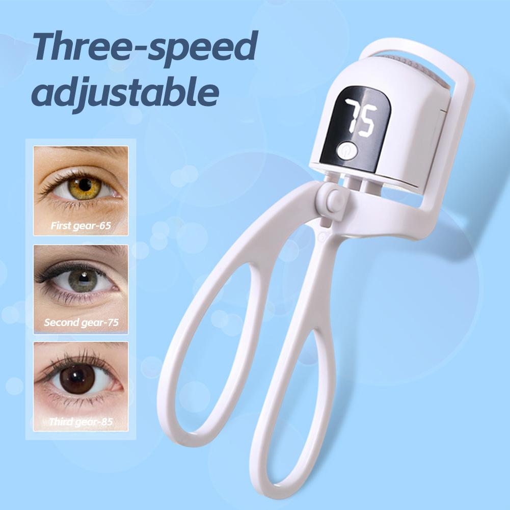 Tragbare Wimpernzange Langanhaltendes Formen Konstante Temperatur USB-Aufladung Beheizte Schönheitswerkzeuge