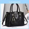 Splicing Fashion Design Shiny Snake Pattern Women Handbag With Pendant Small Bag