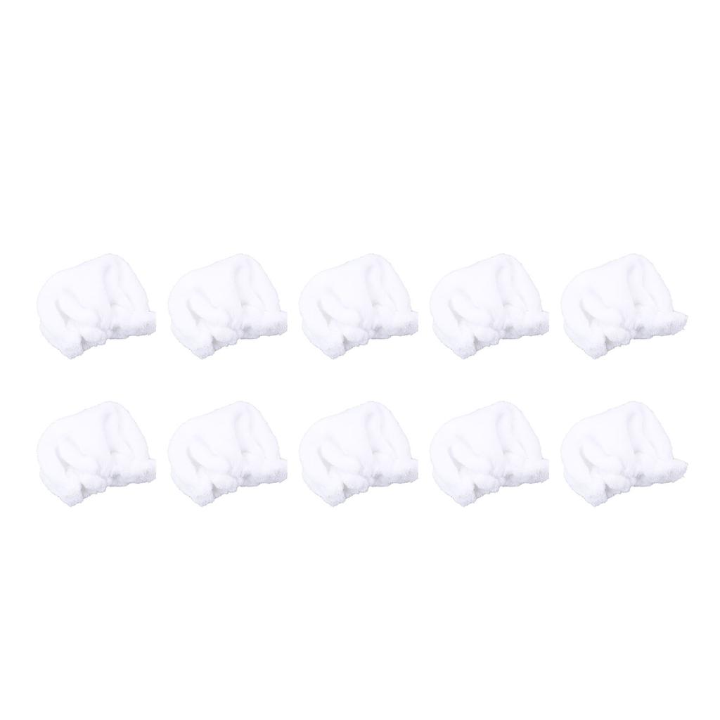 10pcs Steam Cleaner Cleaning Pads Thickened Reusable Washable Microfiber Cloths Steam Mop Replacement Pads