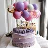 Valentine's Day Birthday Wedding Cake Topper 5 Inch Colorful Confetti Balloon Kit Cake Toppers
