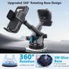 ML239 360 Degree Rotating Car Phone Mount with Telescopic Arm Suction Cup Base Cellphone Holder