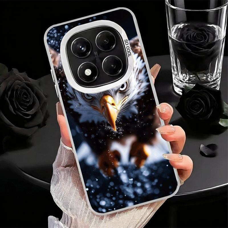 Bald Eagle Cool Soft Phone Case for Samsung Galaxy S24 S25 FE S26 Edge S23 Ultra S22 Plus S21 + Shockproof Cover Back Shell
