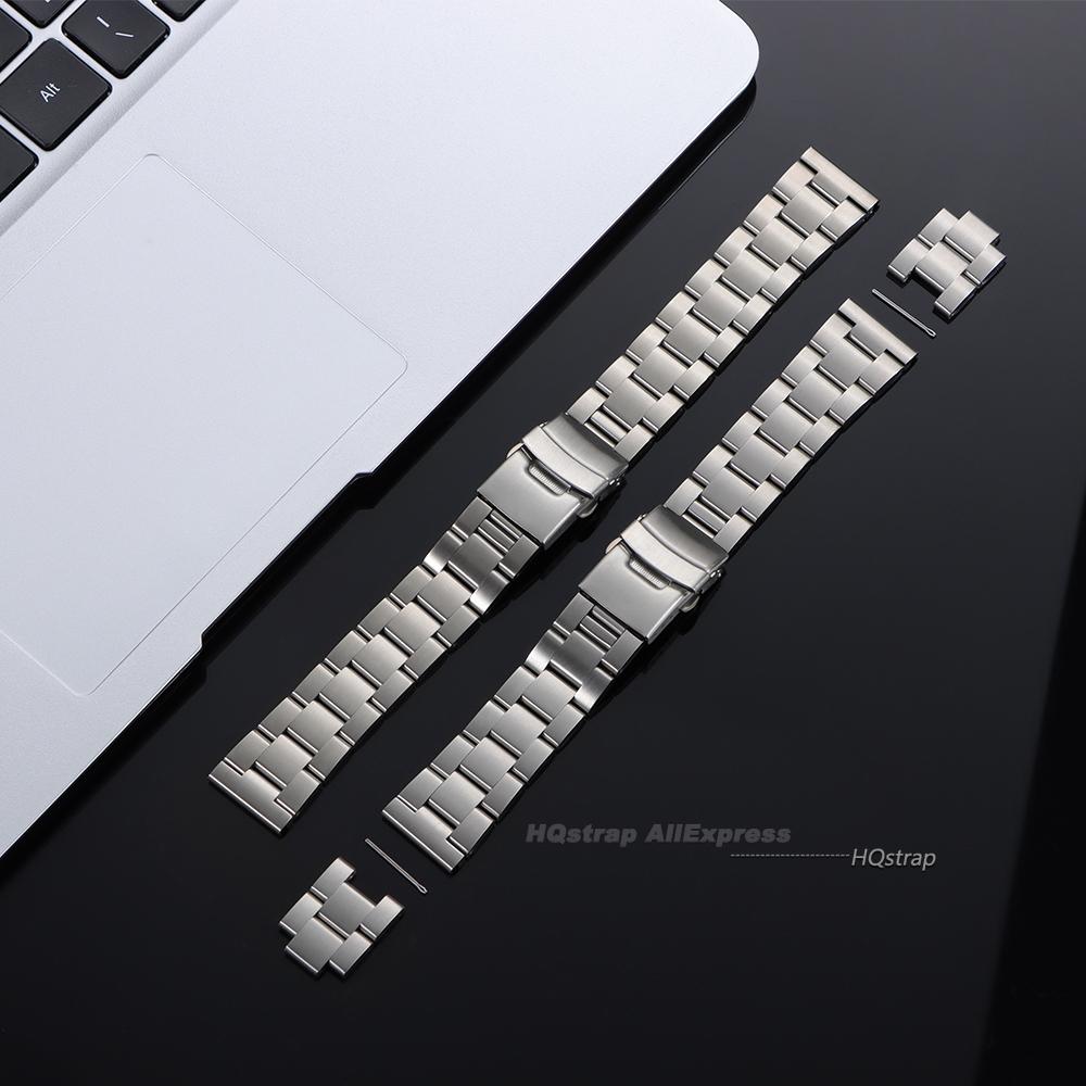 Stainless Steel Watch Strap 18mm 20mm 22mm 24mm 26mm for Seiko SKX007/009 for Rolex Universal Bracelet Quick Release Wrist Band