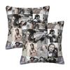 Actor Can Yaman Photo 2 Pcs Square Pillowcase Pillow Cover Cushion Decor Comfort Throw Pillow For Home Living Room