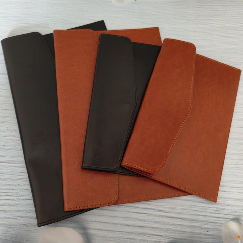 A4 A5 A6 Skórzany Folder na Dokumenty Pakiet Danych Torba na Dokumenty Modna Aktówka Umowa Danych Torba na Akta Rachunków Artykuły Szkolne Biurowe