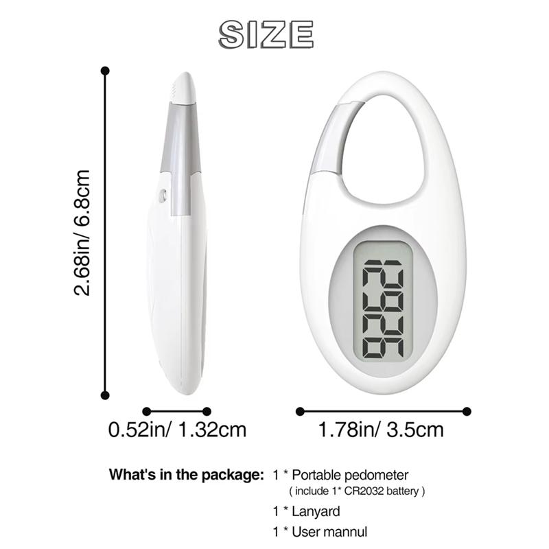 3D-Schrittzähler Gehen Schrittzähler Digitaler Schrittzähler Für Gehen Schritte Und Meilen Oder Gehen Mit Distanz