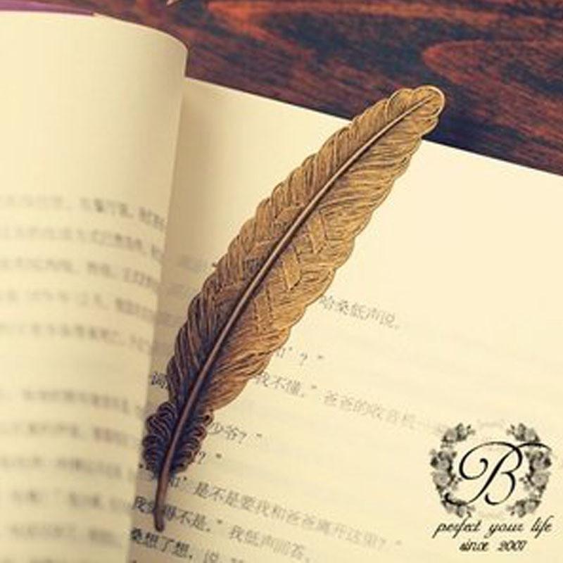Metal Inspired Feather Bookmark Artistic Detailing Crafting Student Appreciation
