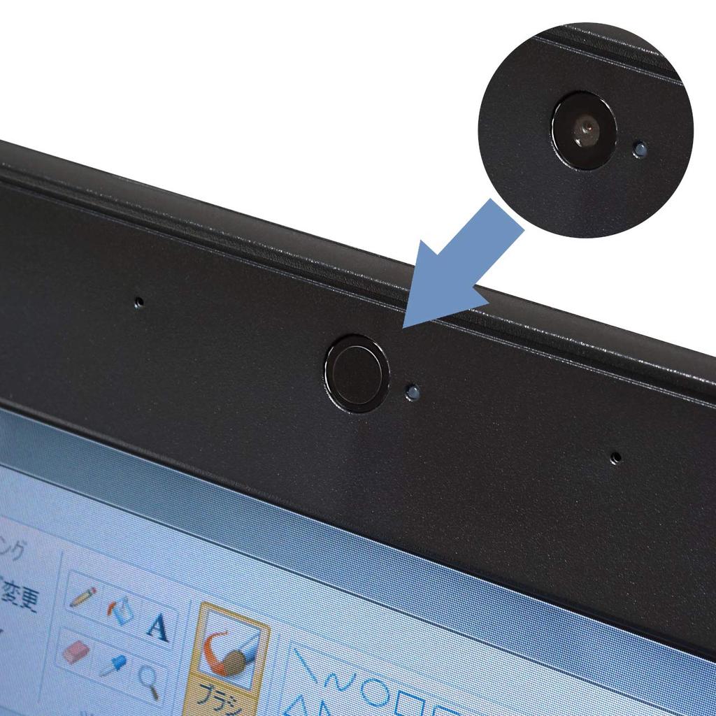 Clamworks Aufkleber Webcam-Abdeckung Dicke Kompatibel mit Smartphones und Diebstahlschutz [0,1mm PCs] BSR5C89-GK