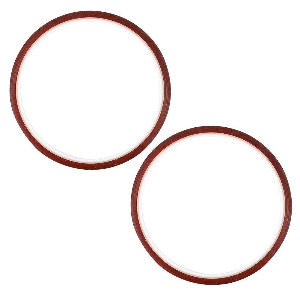 2 SZT. Taśma Samoprzylepna Odporna na Wysokie Temperatury 33M Folia Poliimidowa Żółto-Brązowa Akcesorium